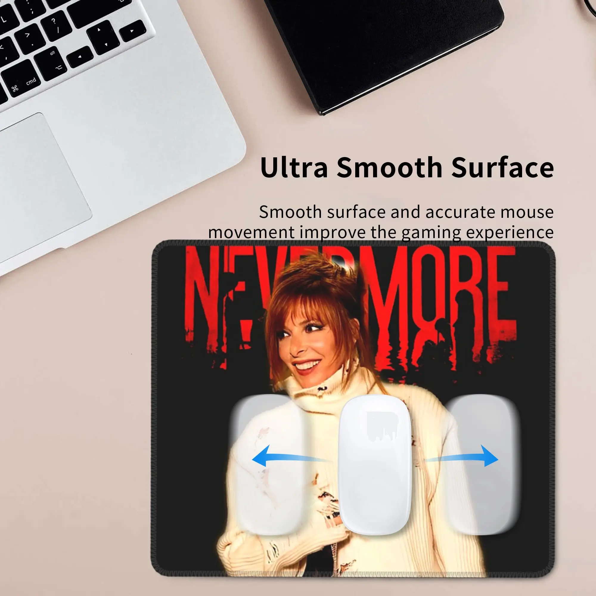 Mylene Farmer New image NeverMore tour Mouse Pad Computer Keyboard Mouse Mat Gaming PC Laptop Desk Mat Accessories Table Mats