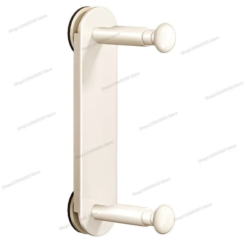 For Balcony Clothes Hanger Storage Device, No Punching, Household Multifunctional Hook, Extendable Clothes Hanger Rack