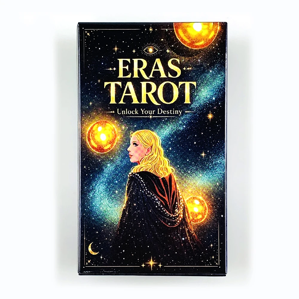 New Eras Tarot Cards 78 Tarot Deck English Version Divination Fortune Telling Edition Board Game, Perfect For Collection & Gifts