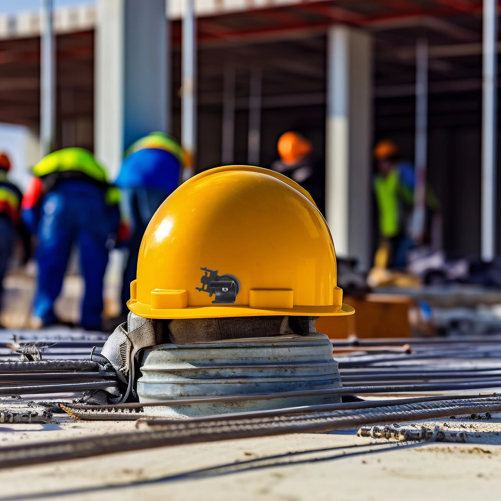 

Flashlight Clip for Hard Hat Side Mount - Adjustable Headlamp Clip Hook Fixation Suitable for Full Brim Use