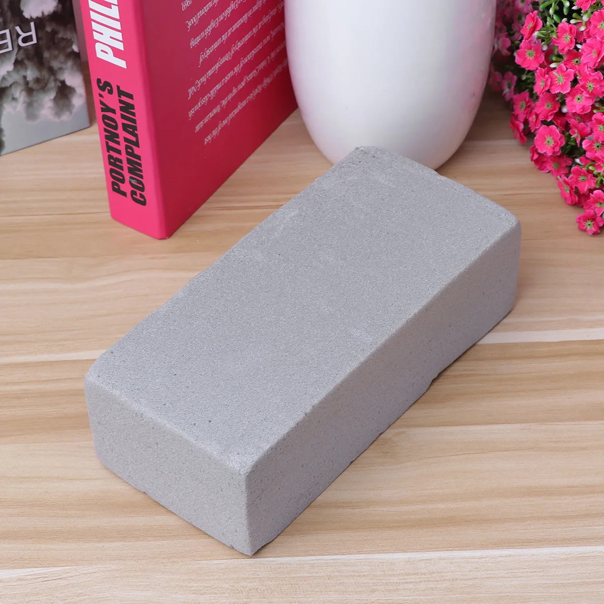 

23x10x7cm Floral Block Artificial Flower Mud Grey High Absorbent Sponge for Floral Arrangements DIY Flower Basket