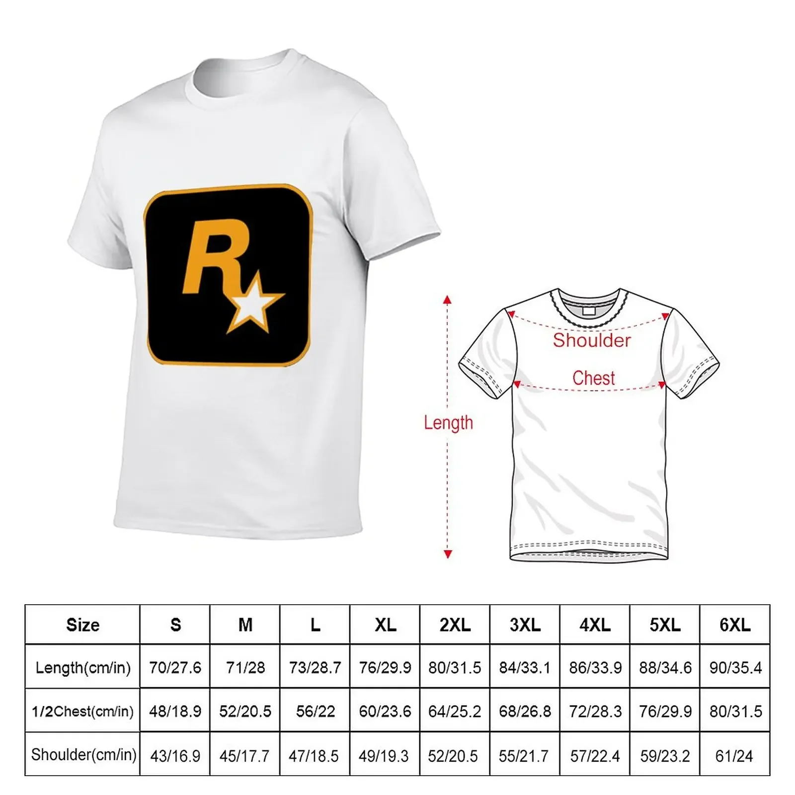 Awesome Rockstar Games Design T-Shirt anime figures quick drying oversized t shirt mens t shirts pack