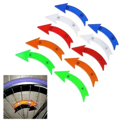 Bicycle Spoke Reflector MTB Road Bike Wheel Rim Reflector Night Safety Arrow Reflective Sheet Cycling Accessories