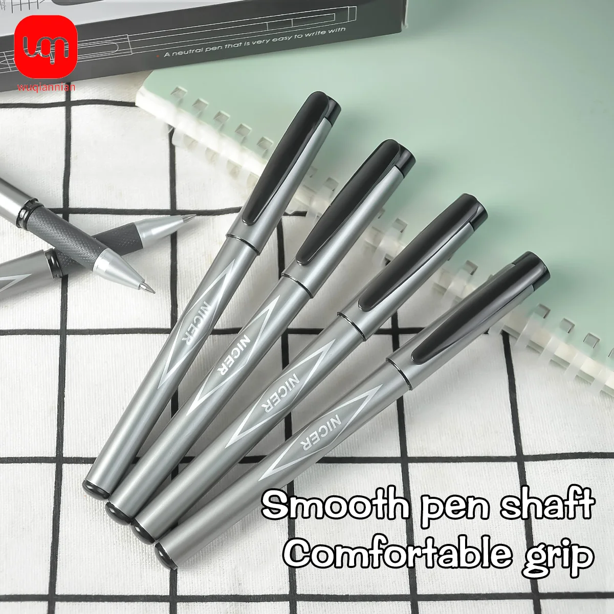 

WQN 3/6/12pcs High-Quality Black Prescription Pen 0.5mm Black Ink Superior Ink for Smooth Writing Suitable for Daily Calligraphy