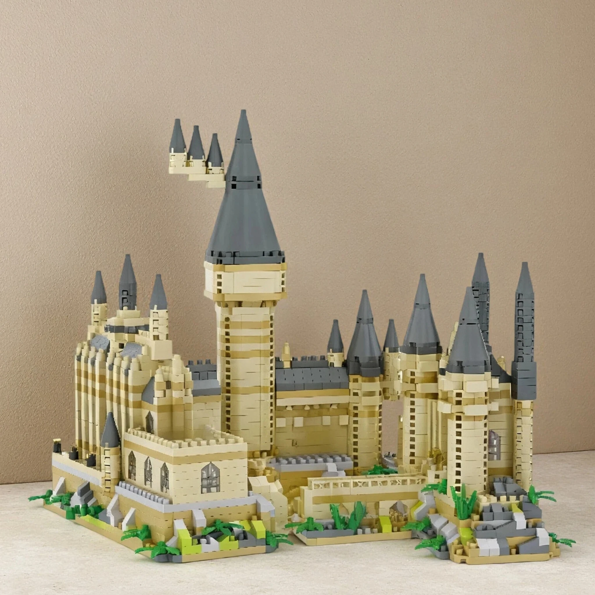 

Hogwarts Magic Castle Micro Building Blocks Wizard School Desktop Collection