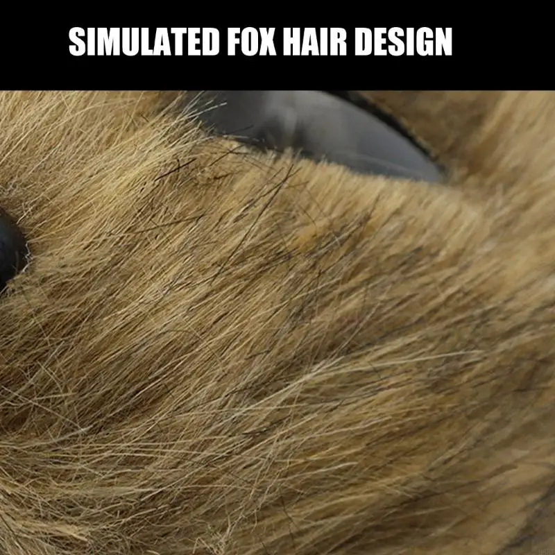 H58E Cats Face Mask with Teeth Light Weight Breathable to Wear for Men Women Masquerade Halloween Cosplay Costume Accessory