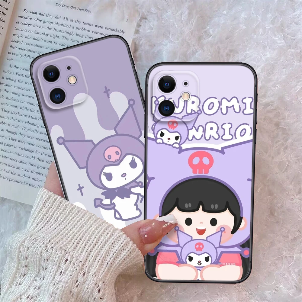 G96 Kuromi Soft Case for OPPO A12 A12E A15 A15S A16 A54S A1K A37 A39 A3S A5 A9 A32 A53 A55 A53S A54 A59 A73 A76 A77 A83 A91 A93