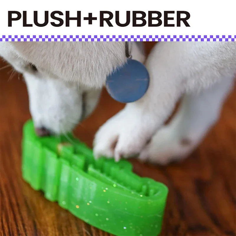 

Slow Feed Chew and Fetch Crocodile, Dog Slow Feeder Puzzle Toy, Crocodile Dog Chew Toy, Interactive Puzzle Chewing Training