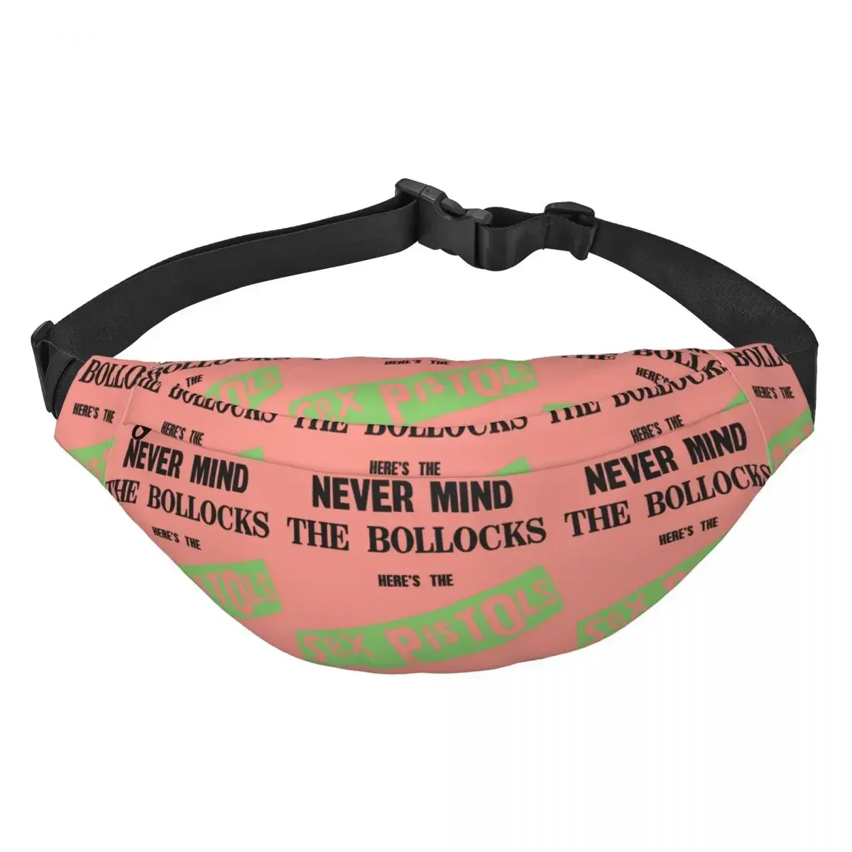 Heavy Rock Band Print Sex Guns Fanny Pack Vrouwen Mannen Casual Sling Crossbody Heuptas Voor Lopende Telefoon Geld Etui