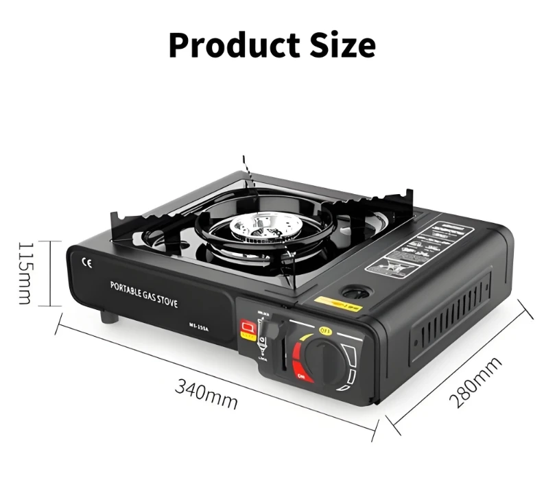 Standard Single Mini Portable Camping Cassette Gas Stove Table Top Double Oven Double burner Gas Stove Price Natural Big burner