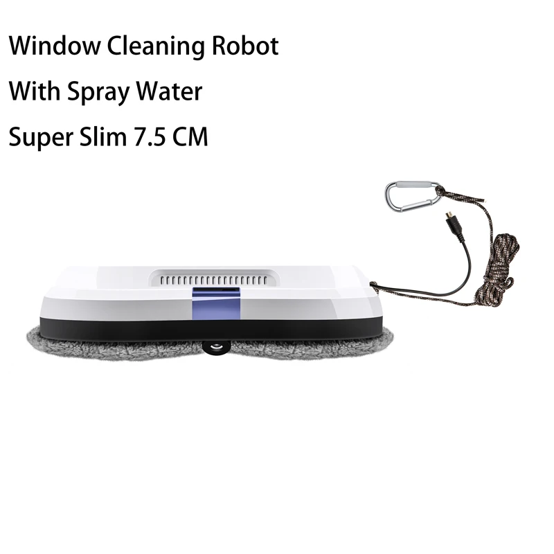 초음파 물 스프레이 창 진공 세탁기 스마트 유리 청소 로봇이있는 실외 실내 창 클리너 로봇 용