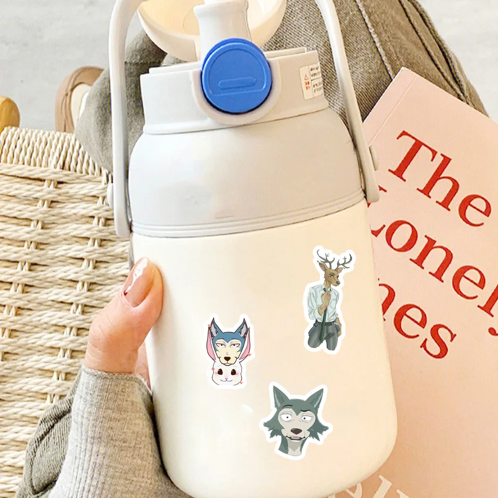 10/30/50PCS BEASTARS Stickers Dier Stijl Anime Graffiti Grappige Cartoon Sticker Kinderen Speelgoed Koffer Koelkast laptop Gitaar Auto Fiets