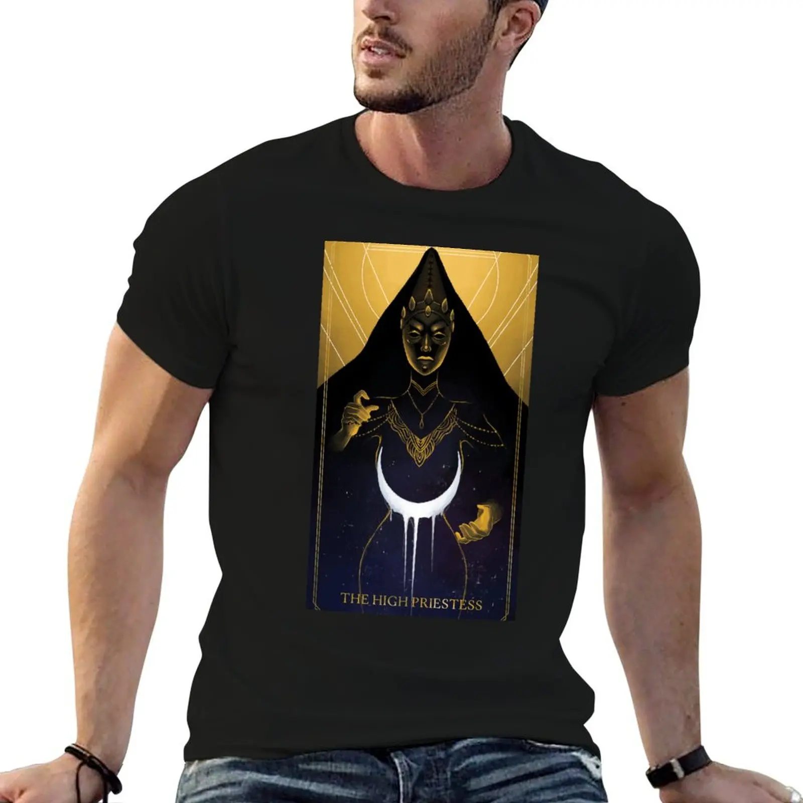 

The High Priestess T-Shirt Short sleeve tee customizeds hippie clothes sweat shirts, men