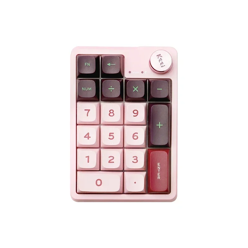 Kzzi K20 Keypad 19 Keys 3 Mode USB/2.4G/Bluetooth Wireless Keyboards Customization Number Pad For Pc Computer Accessories Gifts