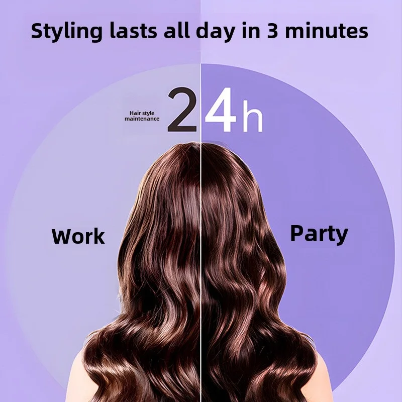 Hair Curler Automatic Rotating Negative Ion non Damaging Hair Curling Iron Portable Hair Curler Automatic Shut-Off Anti-Scald