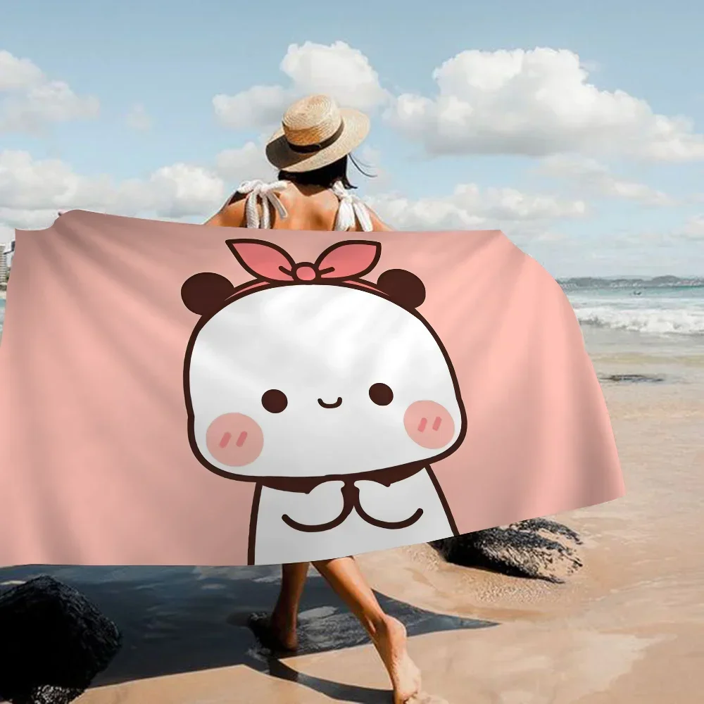 Panda Bear B-Bubu-Dudu Towel Microfiber Beach Towel Absorbent Quick dry Soft Yoga Swimming Resort Mountain Climbing Towel