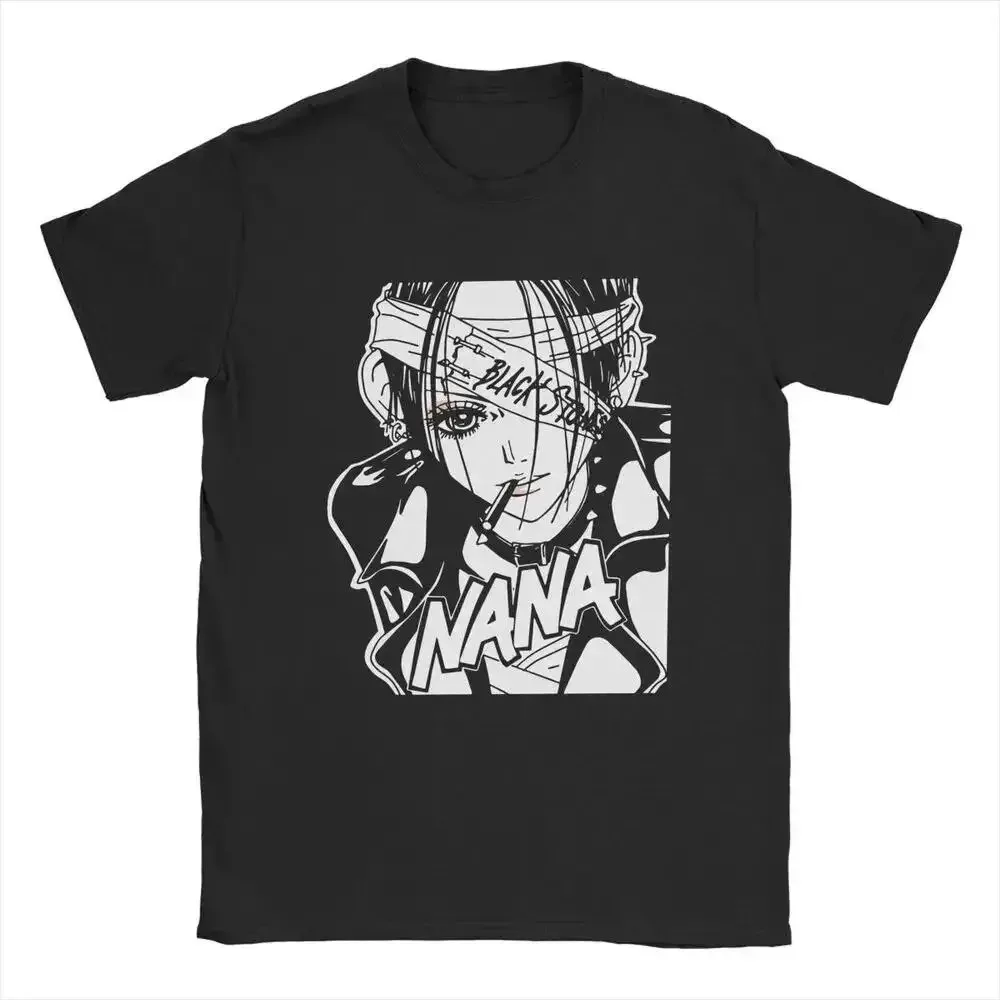 NANA Osaki T-shirt Casual Harajuku Streetwear Japanese Clothing T-Shirt Fashion Rock Punk Short Sleeve Plus Size T-Shirt Ladies