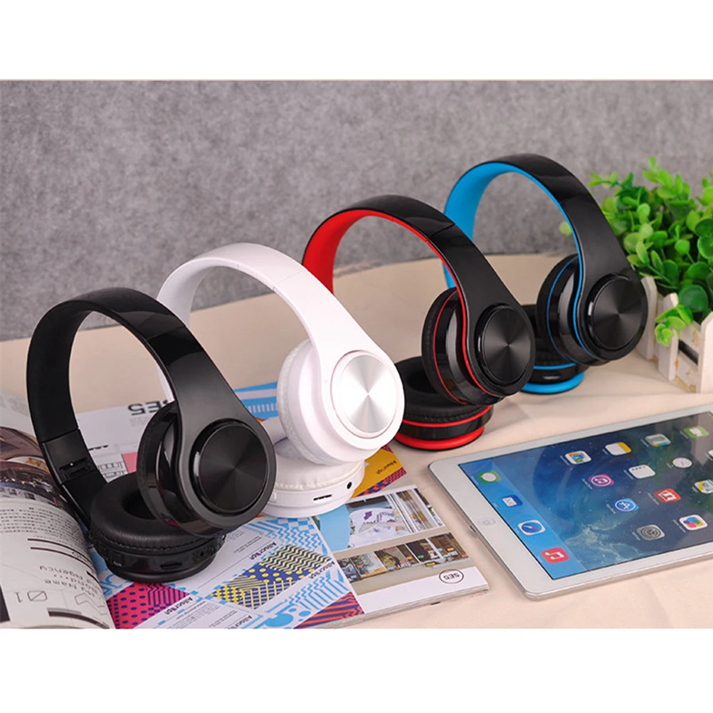 

B3 Stereo Wireless Headphones Over Ear Foldable With Slot Noise Cancelling Bass Boost Comfort Fit For Phone Laptop