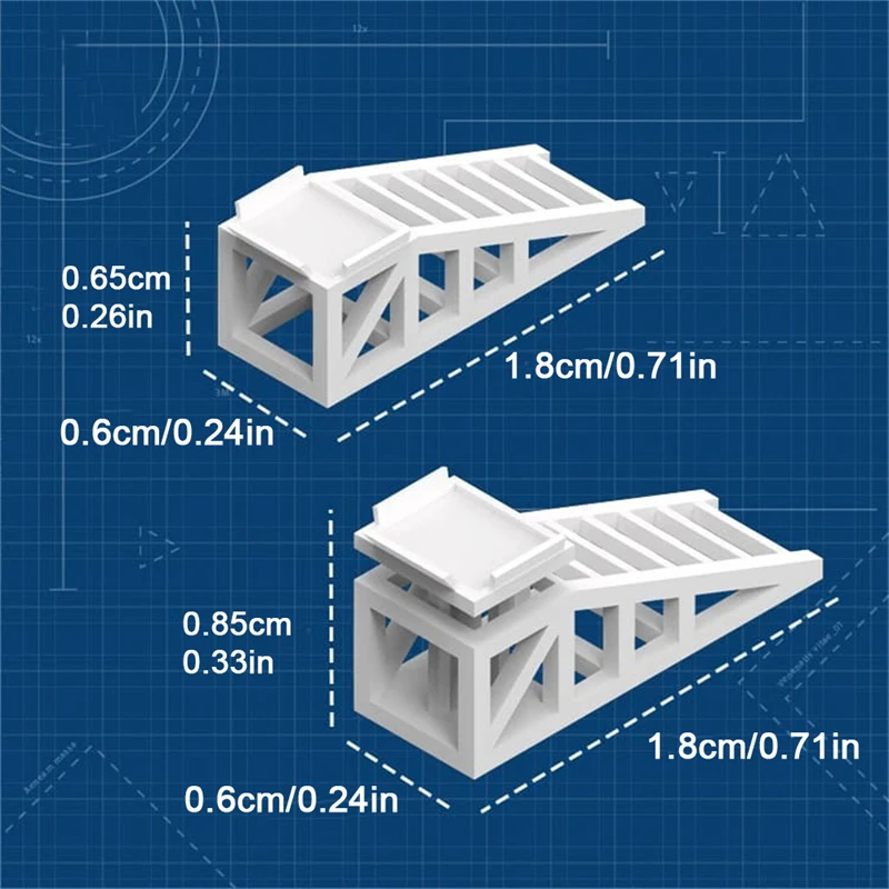 Kickcar 1/64 Auto Repairman Change the Oil Figure Uncolored Resin Model Slope Repair Ladder Scene Accessorie Tools