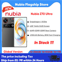 World Premiere Nubia Z70 Ultra Smartphone 5G Snapdragon 8 Elite 6.85 144Hz OLED Screen 6150 mAh Battery 64MP Camera Starry NightAndroid 15 NFC IP68 & 69 Global Version Telephone