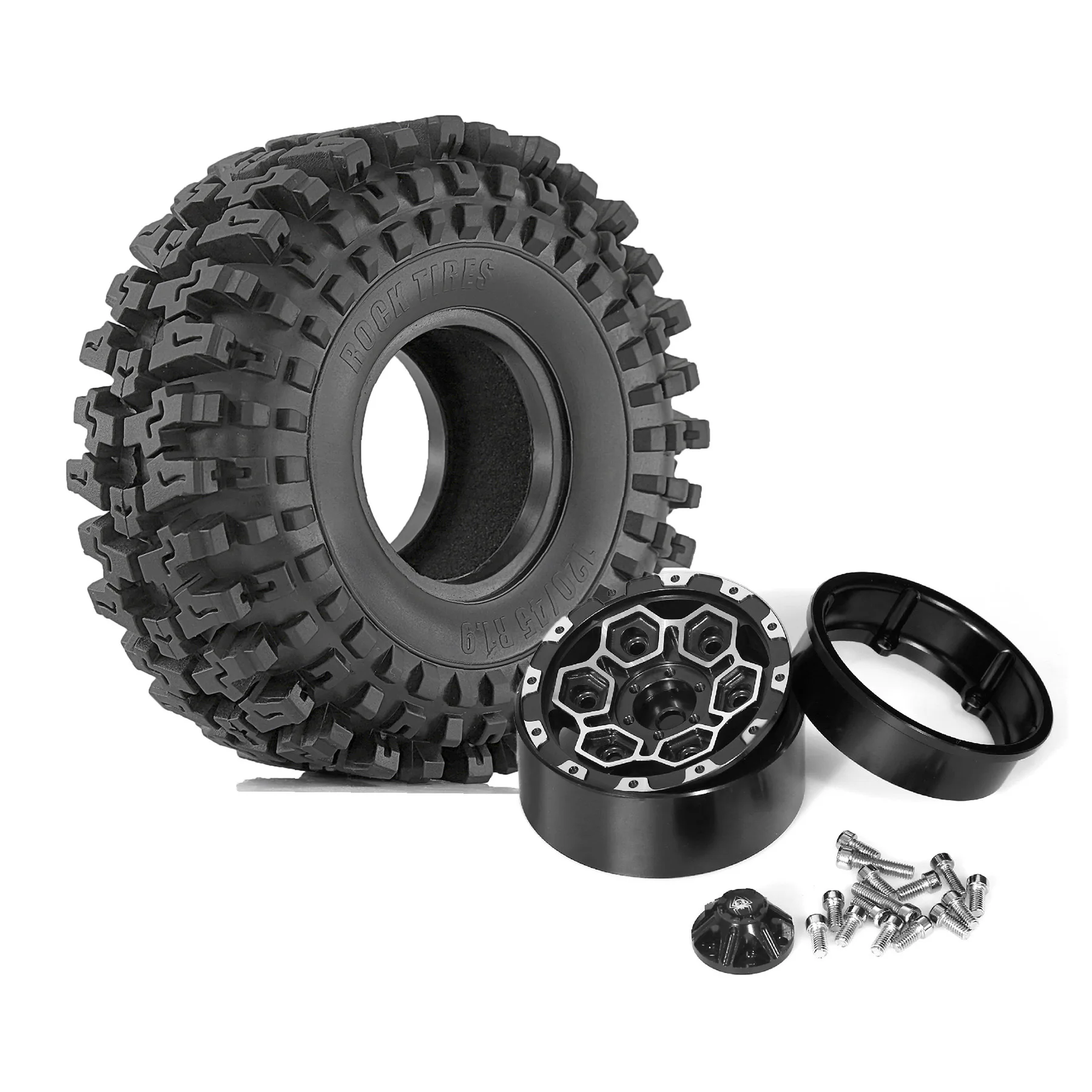 

Комплект из 4 шин для радиоуправляемых моделей 1/10, 1.9 дюйма, для внедорожников TRX4, Easy Control, RGT, Ruitai, SCX10, Wrangler, R370