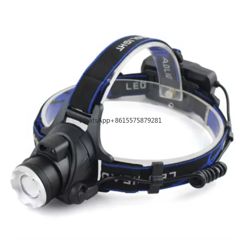 

USB Rechargeable T6 Glare LED Headlight Zoom Outdoor Fishing Light Electronic Component Product