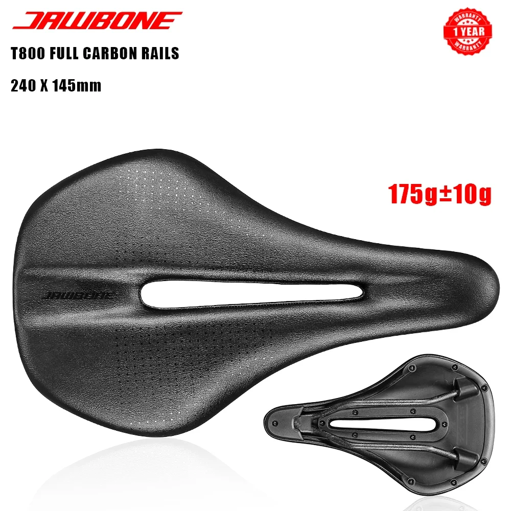 JAWBONE New  Cycling Parts Carbon Bike Saddle 145MM Super Light 175g Road MTB Racing PU Soft Seat Cushion Seat for Bicycle