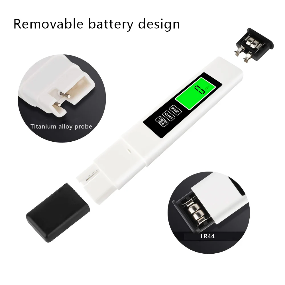 عبر الحدود الساخن بيع الخلفية Tds اختبار جودة المياه القلم Ec الموصلية اقلام الفحص الراقية ثلاثة في واحد Tds اقلام الفحص المياه #3