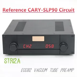 STR12A 12AU7/ECC82 Tube Remote Control Preamplifier HiFi Audio 4 In 1 Out Reference Cary SLP-90 Preamp Circuit