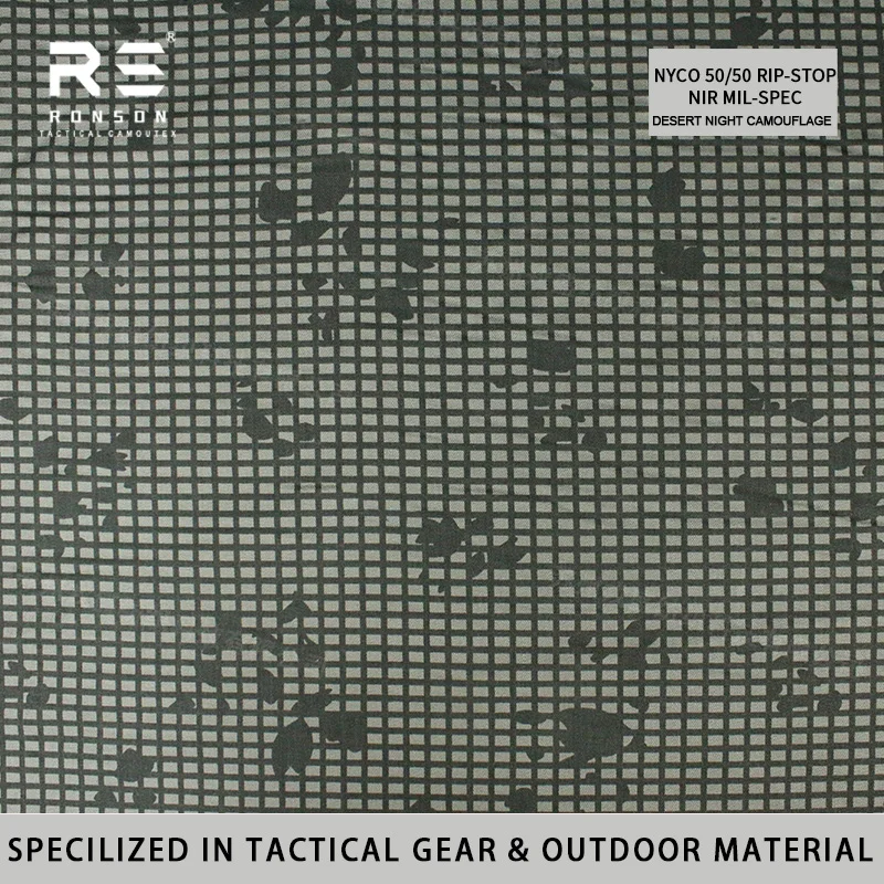 

hot sale 50% Nylon 50% Cotton fabric DNC Desert Night Camouflage NYCO5050 Ripstop tactical fabric use for uniform in stock