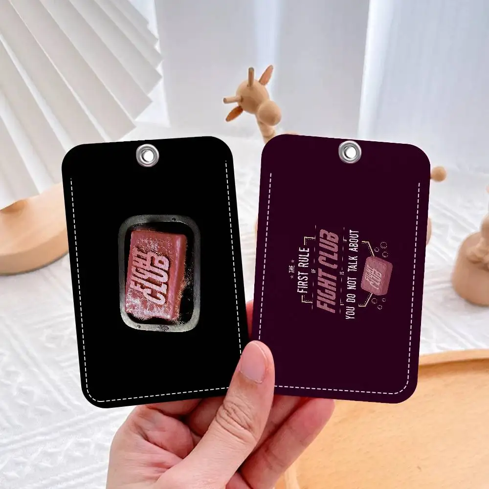 

Брелок-держатель для карт F-Fight Club: защитный чехол для кредитных, банковских и удостоверений личности, модный аксессуар