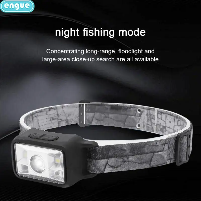 Ultimate Night Fishing Lamp, indução farol com carregamento USB, para incomparável conveniência e visibilidade