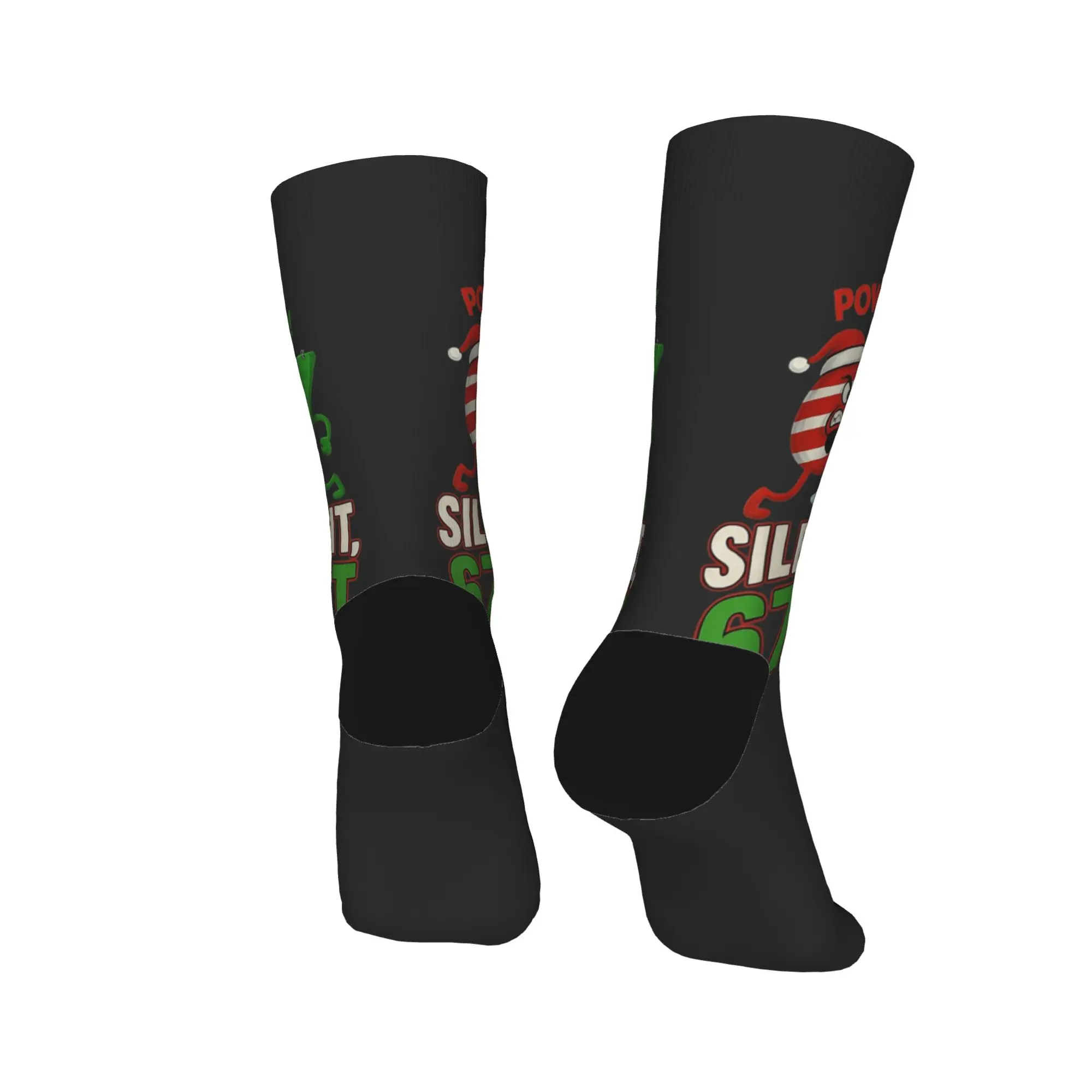 Erwachsene Männer Socken Silent Night 67 Kampf Weihnachten Strümpfe Herbst Neuheit Atmungsaktive Socken Design Radfahren Anti Slip Socken