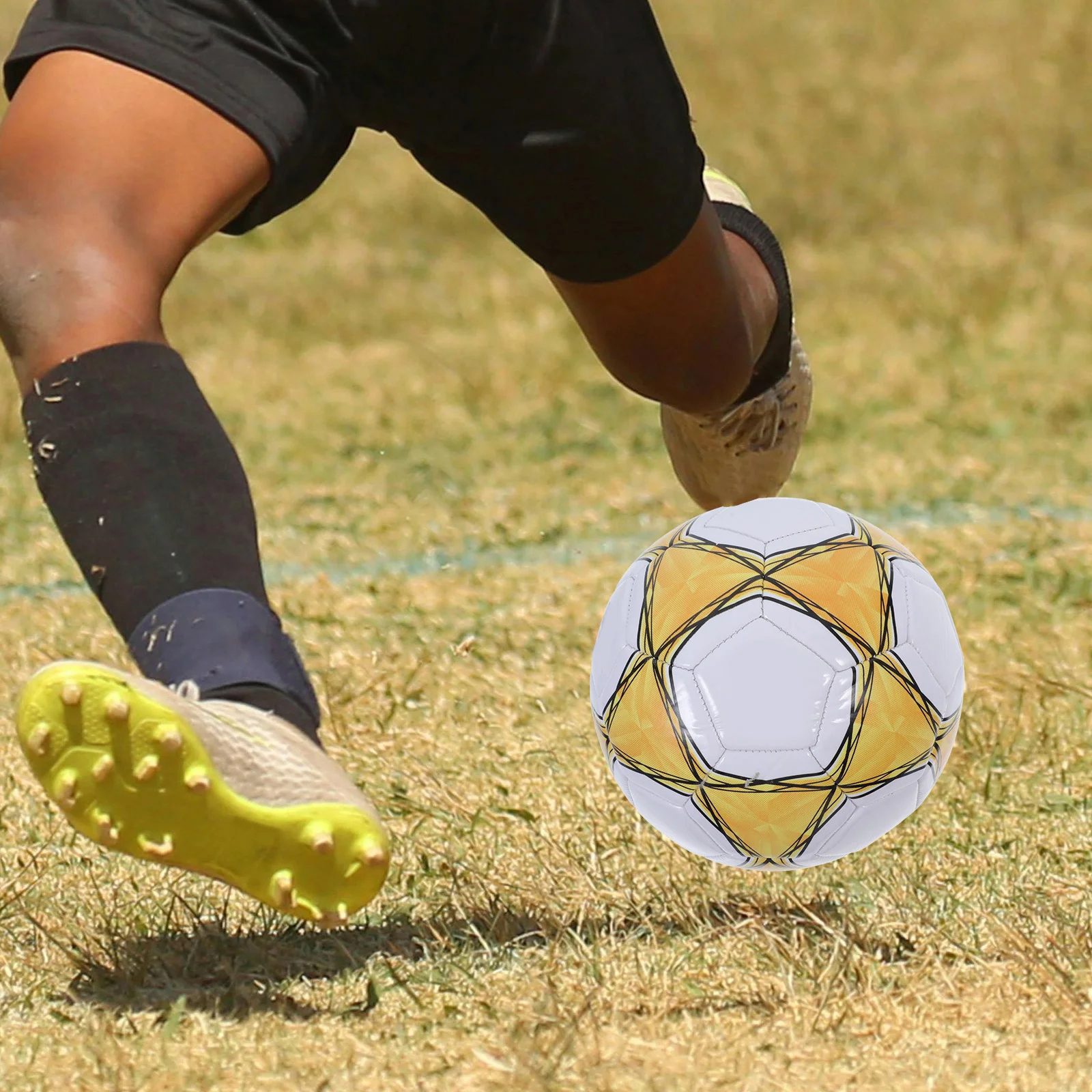 PVC 청소년 축구공 내구성 있는 훈련 연습용 공 야외 스포츠용 소형 사이즈 쉬운 컨트롤