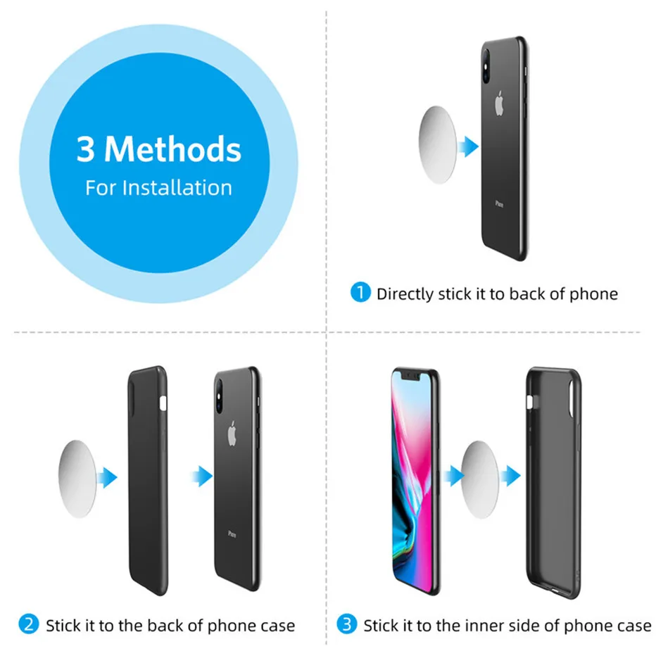 Magnetische Auto-Handyhalterung für Lüftungsschlitze, 360° drehbar, Handyhalterung, GPS-Handyhalterung im Auto für iPhone, Samsung, Huawei – Detail 11
