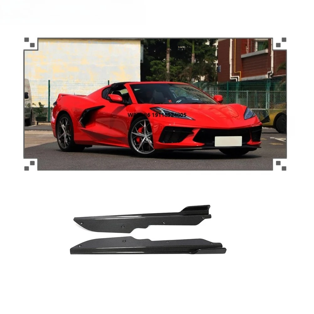 

Fashionable High Intensity Carbon Fiber Side Skirts for Corvette C8 2020-2021