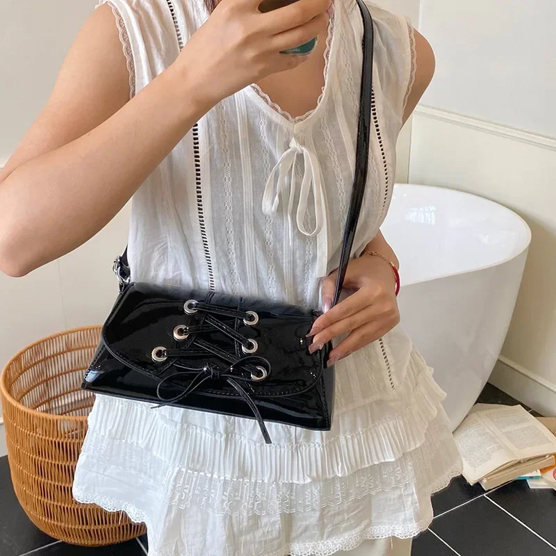 

2025 Summer Women's New Korean Style Bowknot Bag - Petite Fashionable Versatile Travel & Shopping Essentials for Ladies