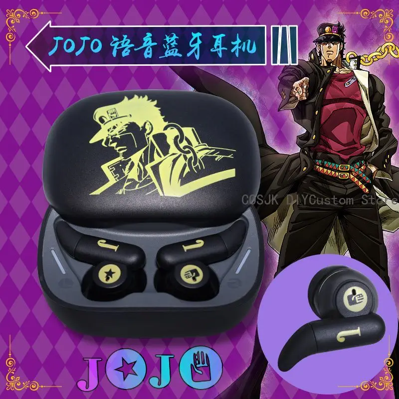 

Kujo Jotaro Anime Cosplay With Hints Voice Android General Ear Clip Type Wireless Bluetooth Earphones Birthday Gift