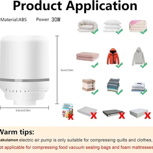 مضخة هواء كهربائية لأكياس التفريغ ، أداة ضغط ، مناسبة لأكياس تخزين الملابس ، توفير العمالة ، الاتحاد الأوروبي ، الولايات المتحدة ، المملكة المتحدة ، قابس اليابان أفضل 10 أسهم مبيعات في الاتحاد الأوروبي - رقم 2