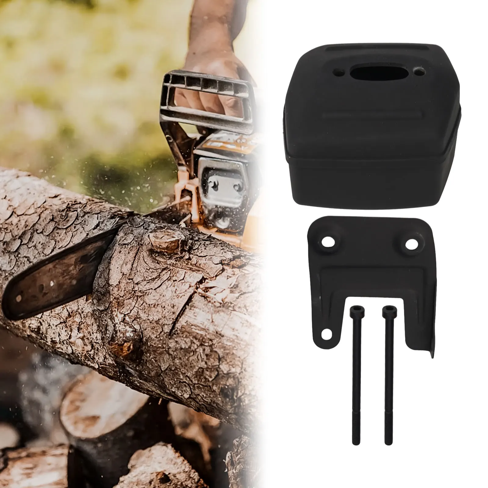 Chainsaw Muffler Assembly for For 181 281 281XP 288 288XP with Mounting Bracket and Fasteners Replaces 503591501