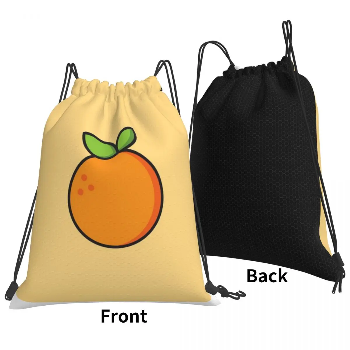 Sweet Orange Drawstring bag, travel cloth, waterproof cloth bag, portable dust-proof inner bag, storage bag