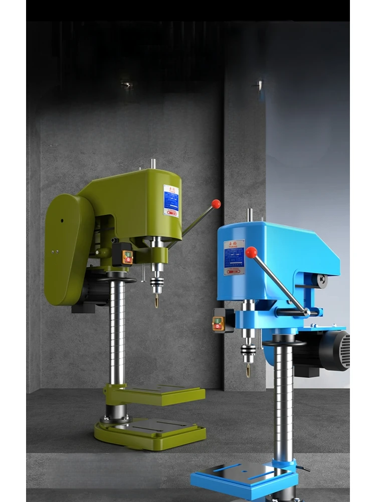Máquina de taladrar mesa industrial de alta resistencia, máquina de taladrar eléctrica totalmente automática de tamaño pequeño, juego de hilos micro SWJ12/16