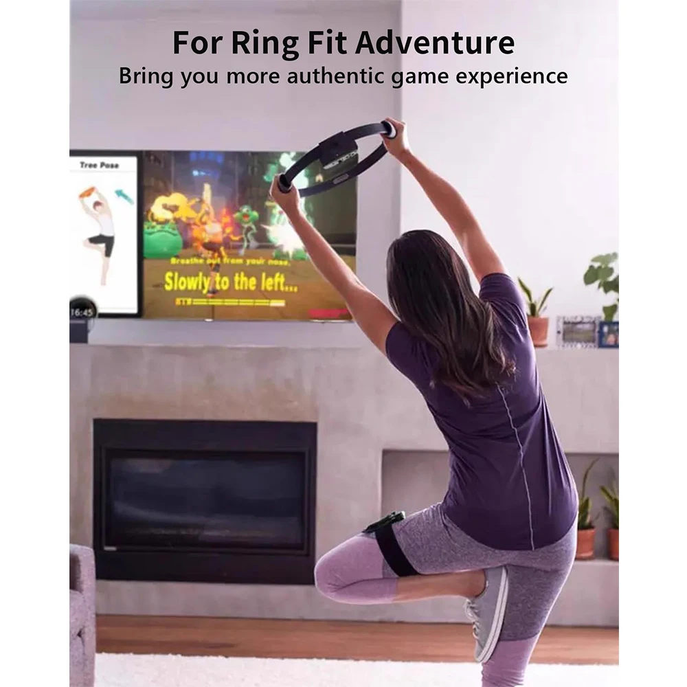 Correia de perna para Nintendo Switch Ring Fit Adventure e Switch Sports