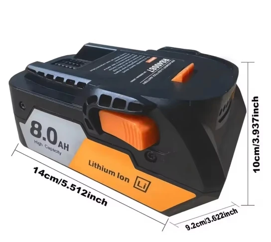 Ridgid R840087 Lithium-ion Rechargeable Batteries, Compatible with R840083,