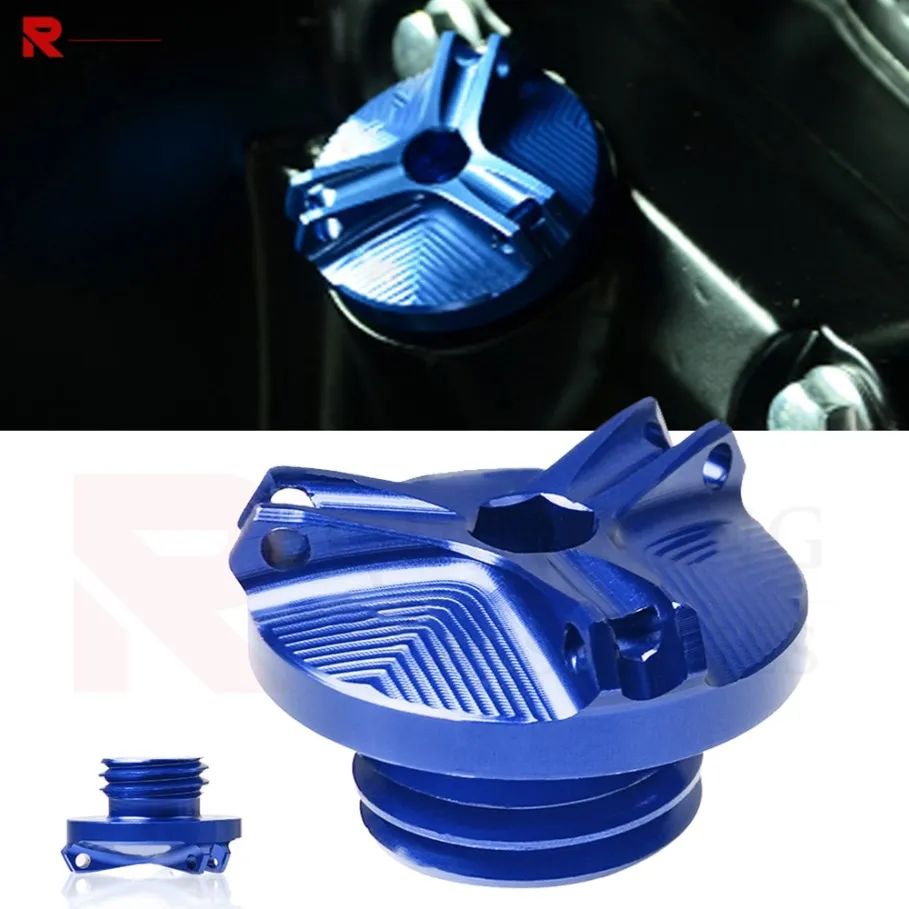 

XT225 SEROW Motorcycle Engine Oil Drain Plug Sump Nut Cup Oil Fill Cap Cover For YAMAHA SEROW225 1999-2004 2000 2001 2002 2003