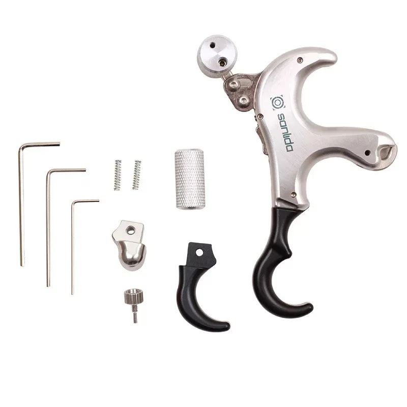 

SANLIDA Archery X10 Compound Bow Thumb Release Trigger Adjustable 2/3/4Finger CNC Aluminum6061 Competition Accessories Target