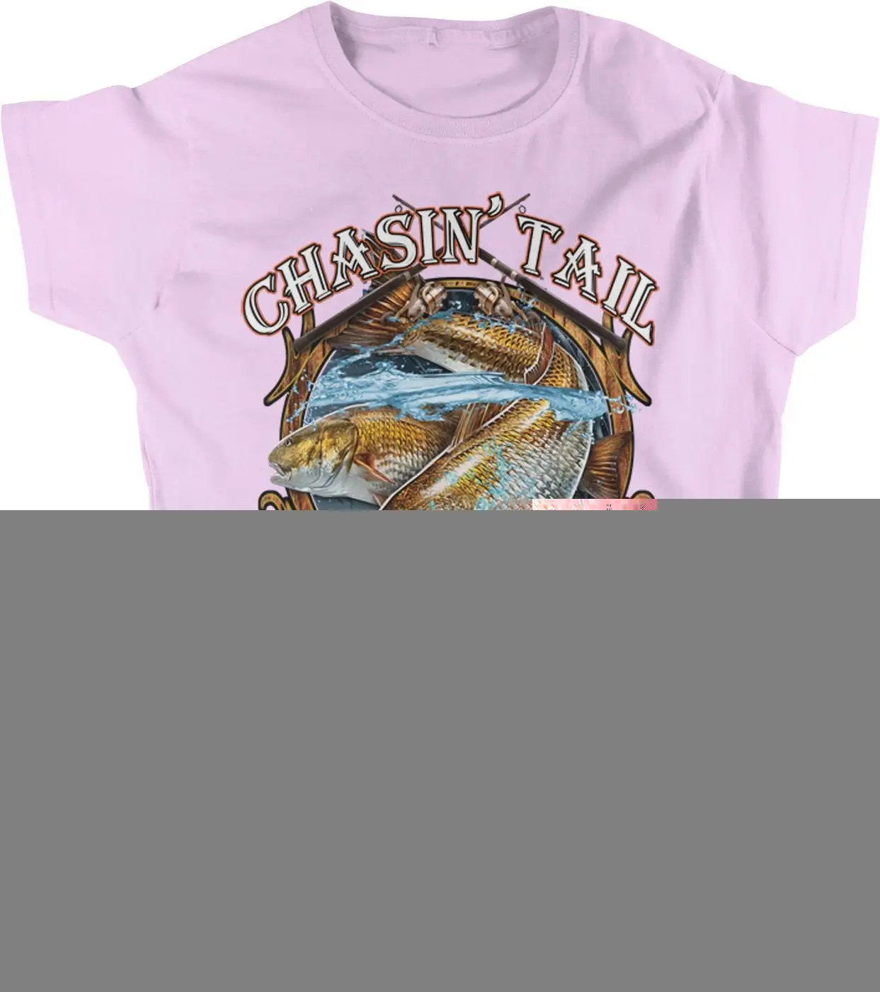 Chasin Tail Redfish Rockfish Gone Fishin Women's T shirt HOOD_00305