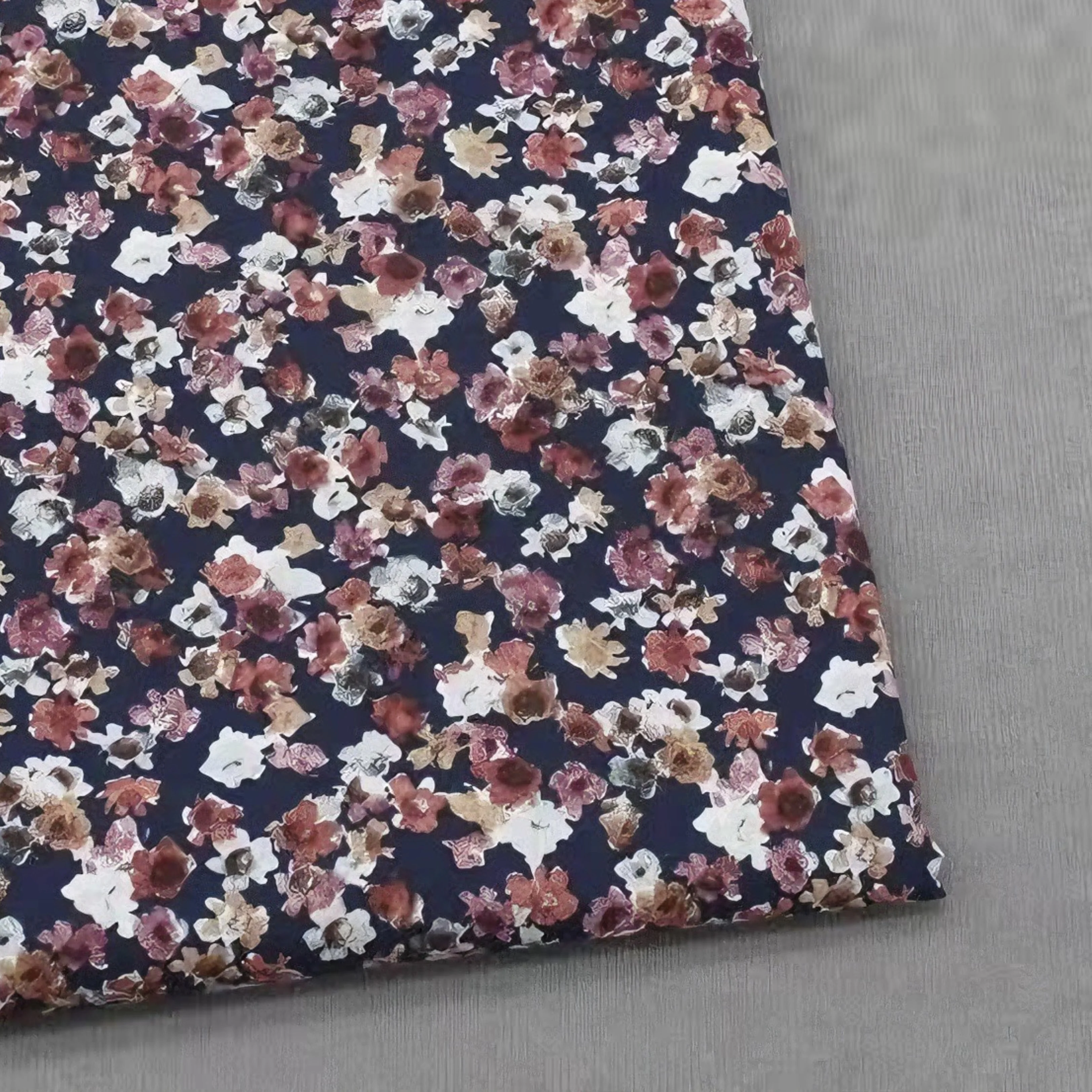 145x50cm Boho Small Floral 100% Cotton Fabric Colorful Daisy Design Perfect for Sewing Summer Clothes Bags Quilting Crafts