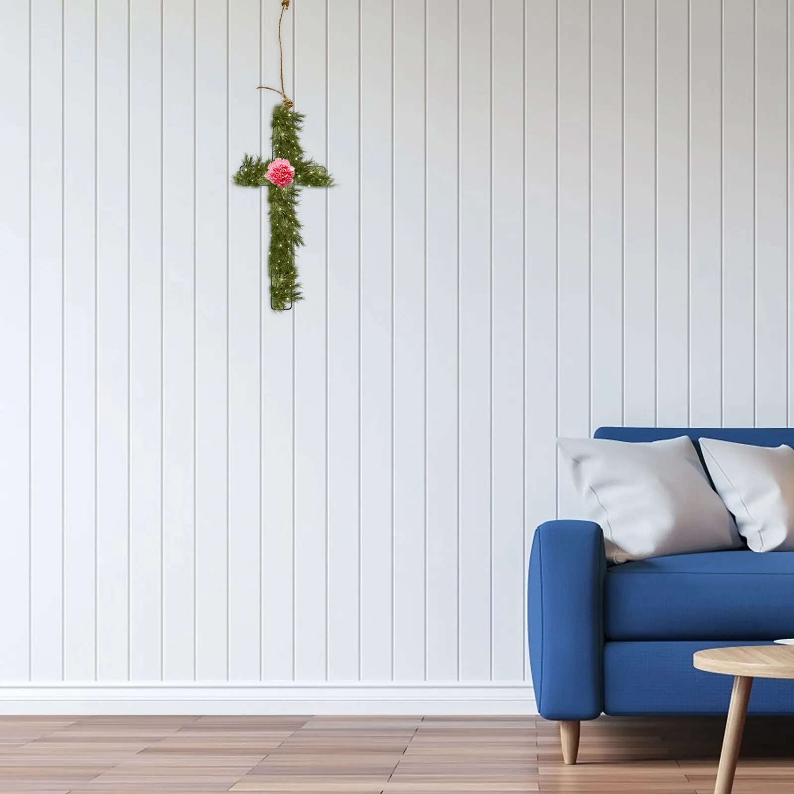 2 قطعة إكليل الحديد الإطار الصليب على شكل Diy بها بنفسك جارلاند رف لعيد الفصح عيد الميلاد إكليل صنع أداة زهرة ترتيب حامل احتفالي