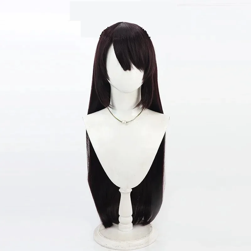 

2025 aaa Virtual YouTuber Inui Toko Косплей Парик с Ушками Кимоно 80 см Длинные Прямые Коричневые Термостойкие Синтетические Волосы